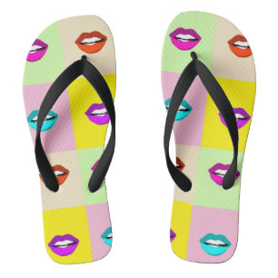 Lips Custom Adult, Wide Straps Thongs
