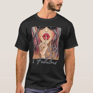 Lips Fabulous & 53 Years Old African 53rd Birthday T-Shirt