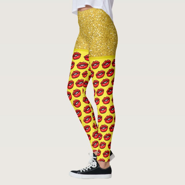 LIPS Fashion Pop Leggings (Left)