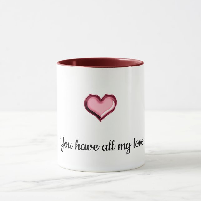 Lips Heart All My Love Mug (Center)