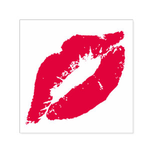 Lips Kiss Self-inking Stamp