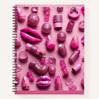 Lips & Lipstick Beads Notebook: Chic & Fun Notebook
