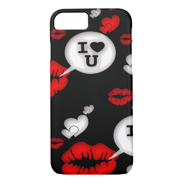 Lips & Love Talk Case-Mate iPhone Case (Back)