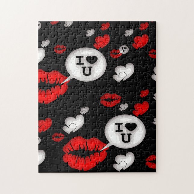 Lips & Love Talk Jigsaw Puzzle (Vertical)