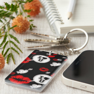 Lips & Love Talk Key Ring