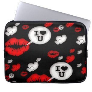 Lips & Love Talk Laptop Sleeve