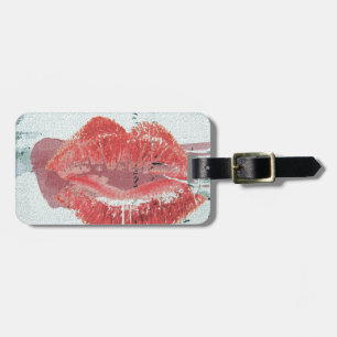 Lips Luggage Tag