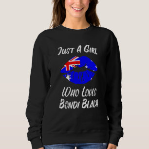 Lips Mouth Love Australian Flag Alice Springs Sweatshirt