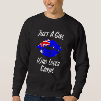 Lips Mouth Love Australian Flag Cairns Sweatshirt