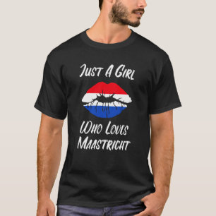 Lips Mouth Love Holland Flag Maastricht T-Shirt