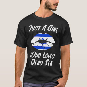 Lips Mouth Love Israeli Flag Dead Sea T-Shirt