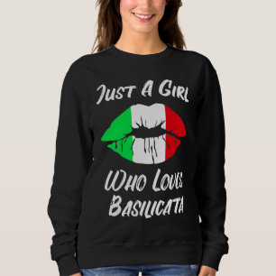 Lips Mouth Love Italian Flag Basilica Sweatshirt