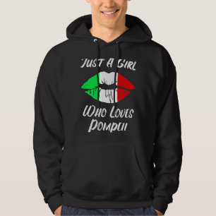 Lips Mouth Love Italian Flag Pompei Hoodie
