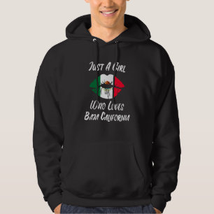 Lips Mouth Love Mexican Flag Baja California Hoodie