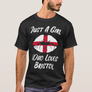 Lips Mouth Love Saint George's Cross Flag Bristol T-Shirt