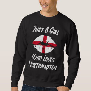 Lips Mouth Love Saint George's Cross Flag Northamp Sweatshirt
