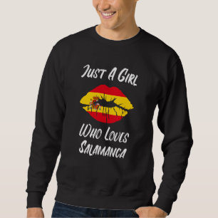 Lips Mouth Love Spanish Flag Salamanca Sweatshirt