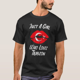 Lips Mouth Love Turkish Flag Trabzon T-Shirt