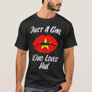 Lips Mouth Love Vietnamese Flag Hue T-Shirt
