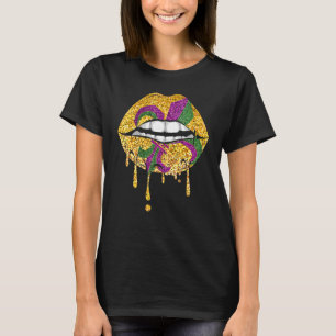 Lips Party Masquerade Costume Party Mardi Gras T-Shirt