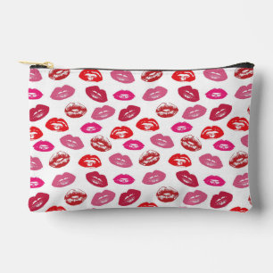 Lips Pattern Accessory Pouch