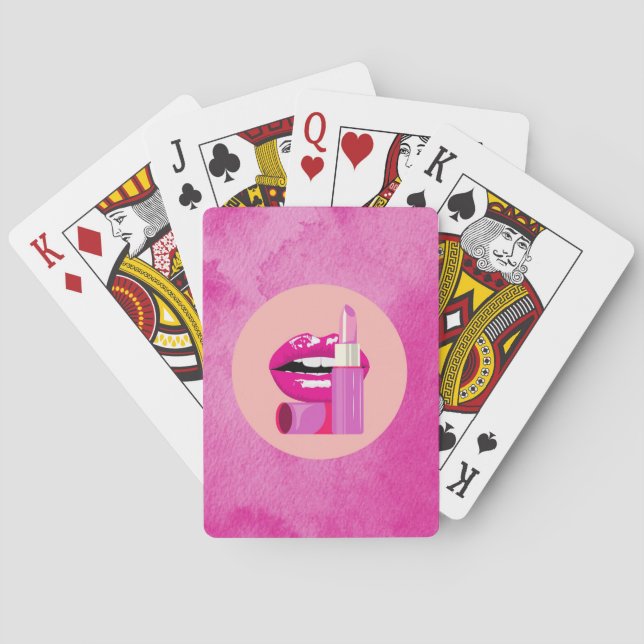 Lips Playing Cards (Back)