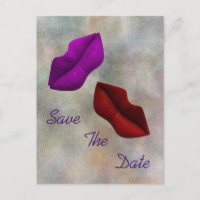 Lips Save The Date Commitment Ceremony
