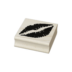 Lips - Sealed with a Kiss Rubber Stamp