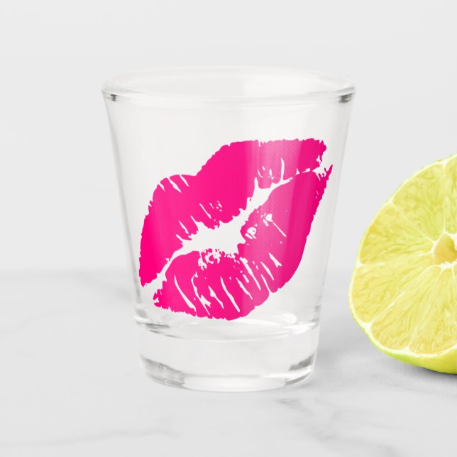 Lips shotglass shot glass (Front)