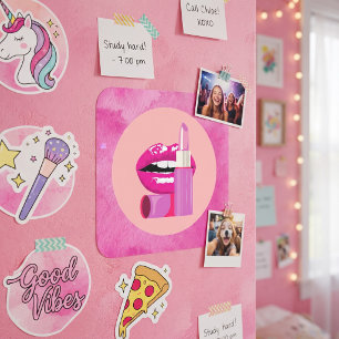 Lips Square Sticker