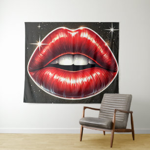 Lips Tapestry