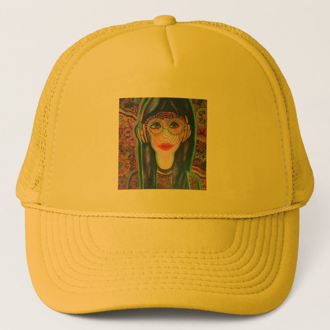 lips trucker hat (Front)