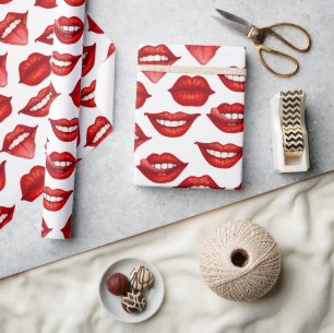 Lips Wrapping Paper