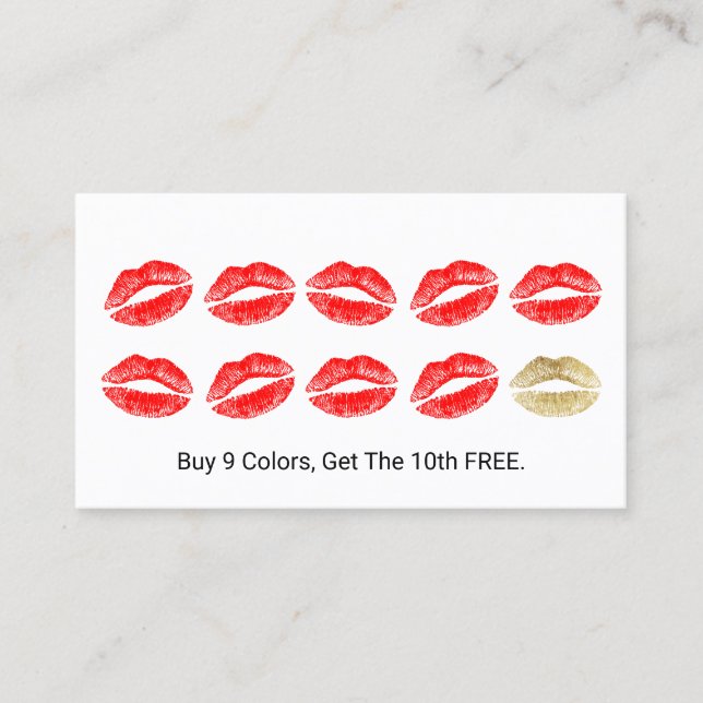 LipSense Distributor Red Lips Makeup Loyalty (Front)