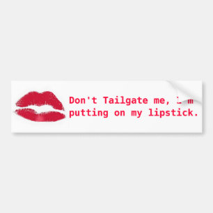 Lipstick Bumper Sticker