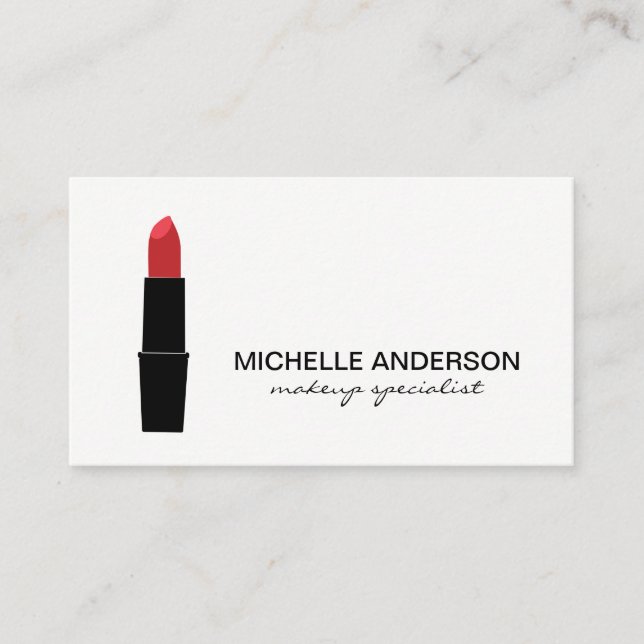 Lipstick Business Card (Front)