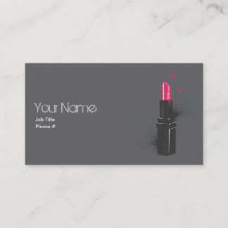 Lipstick Business Card