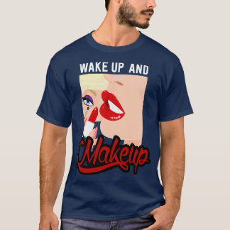 Lipstick Cosmetics Makeup Lips Makeup T-Shirt