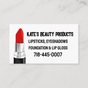 LIPSTICK CUSTOM BUSINESS CARDS