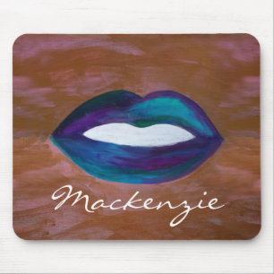 Lipstick Desk Lip Kiss XOXO Girly Salon Glam Mouse Pad