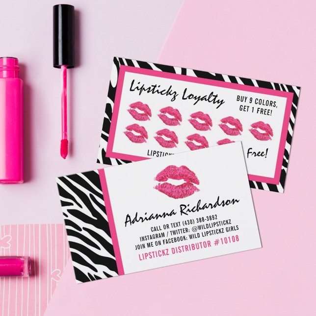 Lipstick Distributor Zebra Kiss Lips Loyalty Punch (Creator Uploaded)