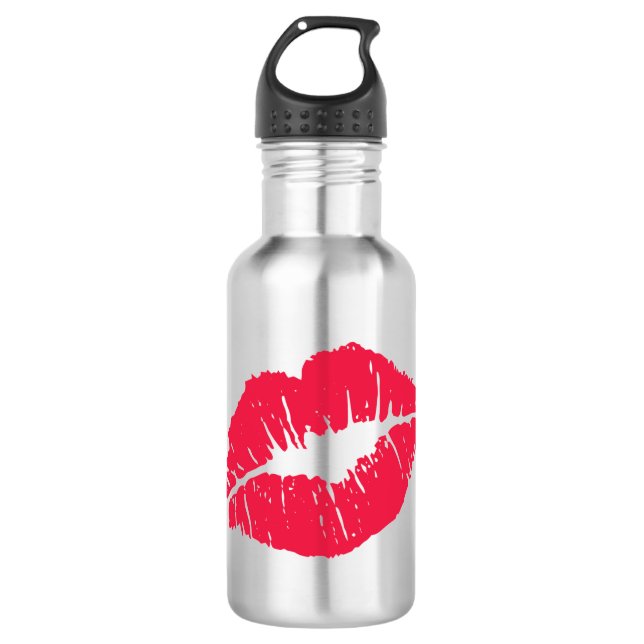 Lipstick Kiss 710 Ml Water Bottle (Front)
