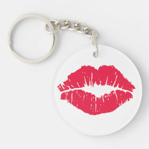 Lipstick Kiss Key Ring