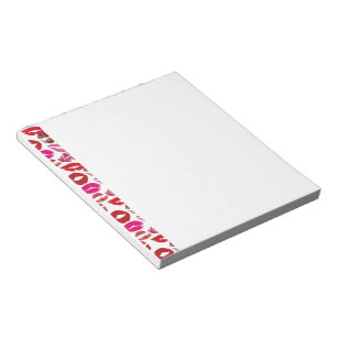 Lipstick Kisses Notepad