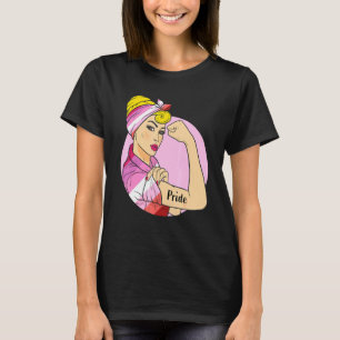 Lipstick Lesbian Flag Lgbt Gay Pride Month Lipstic T-Shirt