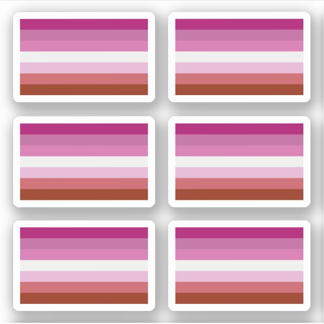 Lipstick Lesbian Pride flag (Front)