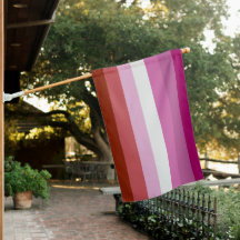 Lipstick Lesbian Pride Flag and Lips