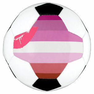 Lipstick_Lesbian Soccer Ball