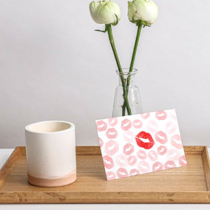 Lipstick Lips Card