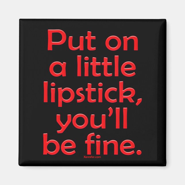 Lipstick Magnet (Front)